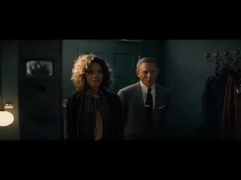 No Time to Die official trailer frame with Bond and Matera vistas