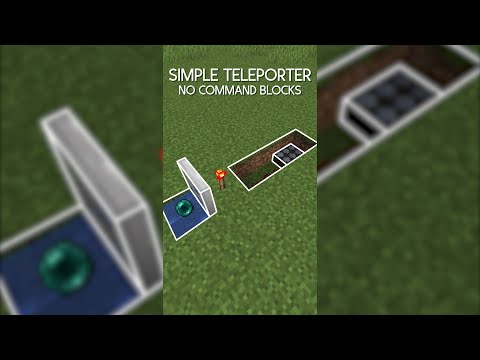 ✓Minecraft: How To Make A Simple Night Time Teleporter (No Command Blocks)