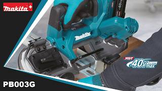 Makita XGT aku pásová pila 835mm, Li-ion XGT 40V, bez aku Z, PB003GZ