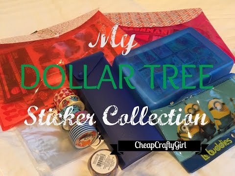 My DOLLAR TREE Sticker Collection 2015 Video