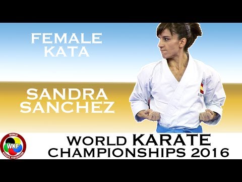 BRONZE. Sandra SANCHEZ. Female Individual Kata. 2016 World Karate Championships.
