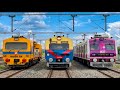 Non Stop Crazy Unique Train Videos EMU Locals MEMU Express Trains Spotting