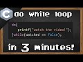 C do while loop 🤸‍♂️