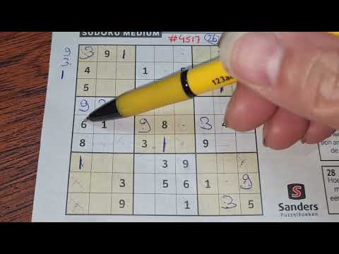 Our Daily Sudoku practice continues. (#4517) Medium Sudoku. 05-07-2022 (No Additional today)