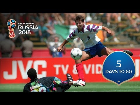 Vídeo del gol: Oleg Salenko marca 5 goles a Camerún: récord histórico
