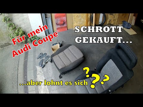 Für AUDI COUPE  B2 Typ 81 Sitze gekauft! Sind die SCHROTT? Oder GOLD wert? für DIESEN Oldtimer?