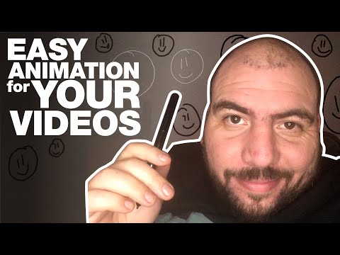 How to create easy  GREASE PENCIL ANIMATION for NON ANIMATORS in [Blender 2.8]