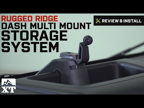 Jeep Wrangler Rugged Ridge Dash Multi Mount Storage System (2011-2017 JK) Review & Install