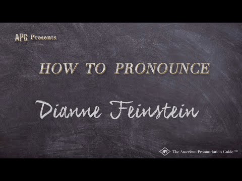 How to Pronounce Dianne Feinstein (Real Life Examples!)
