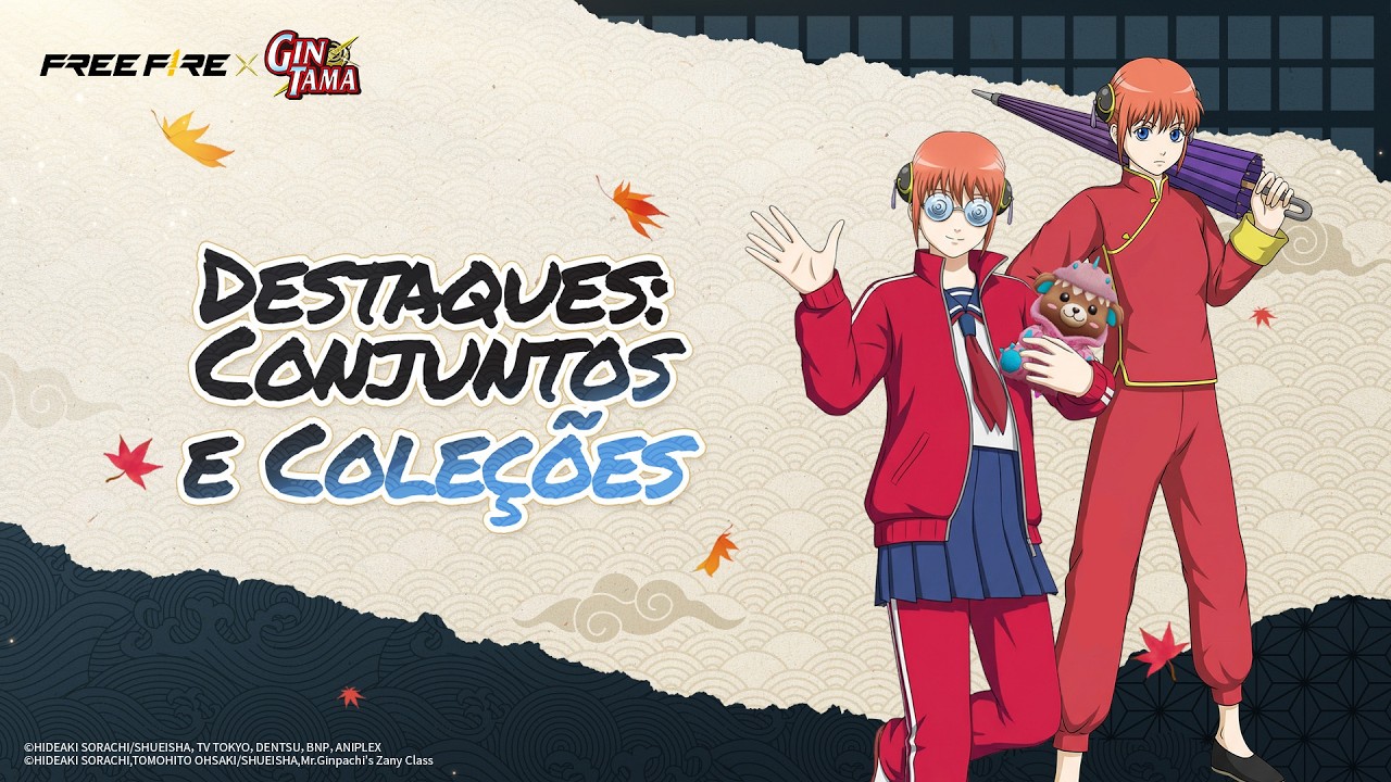 DESTAQUE CONJUNTO KAGURA | FREE FIRE x GINTAMA | FREE FIRE BRASIL