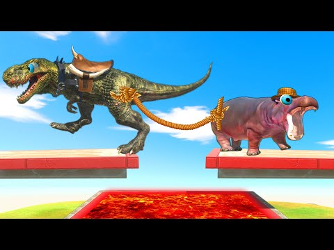 ESCAPE FROM ALIEN All Mammals of Arbs & Mutant Primates Battle in Tug of war - ARBS