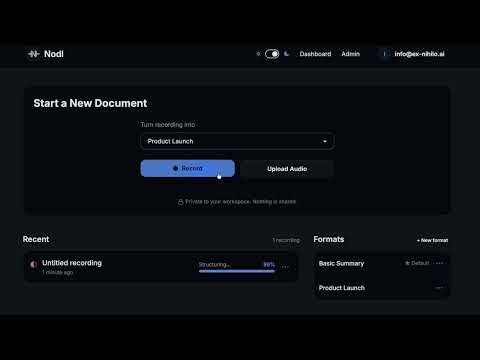 Nodl video preview