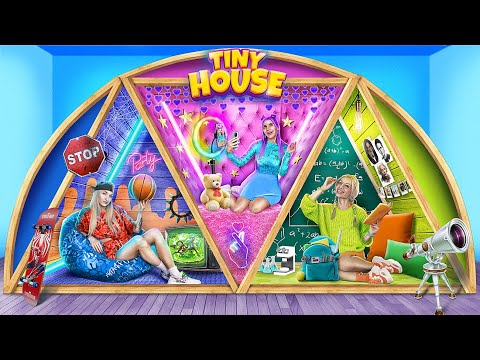 Wir Bauen ein Winziges Haus für Drillinge