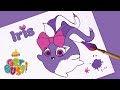 SUNNY BUNNIES Drawing Iris 4 GET BUSY COMPILATION Arts Crafts Cartoons For Kids