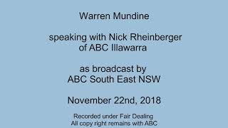 Speculation that Warren Mundine might run for Gilmore