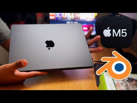 Blender on M5 MacBook Pro 14" - 3D Modeler Review