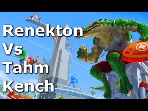 Renekton Vs Tahm Kench Top Lane Commentary - Season 6 - League of Legends
