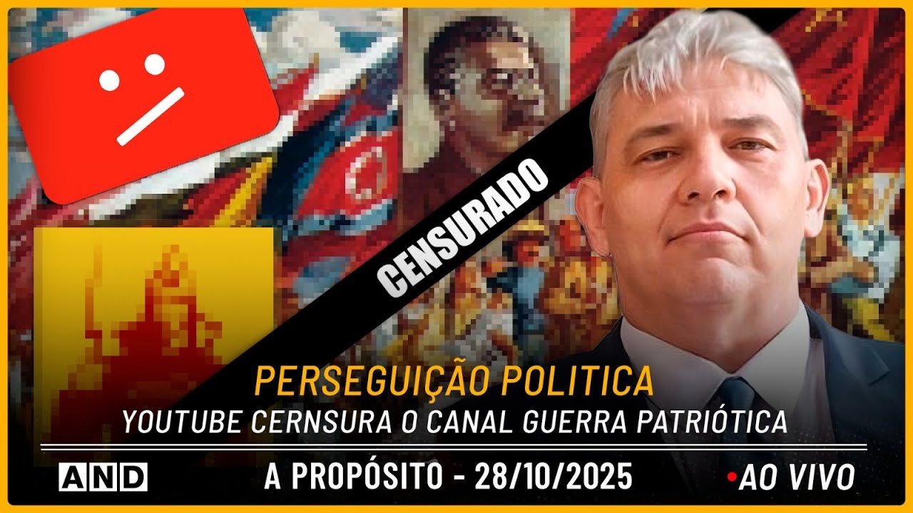 PROGRAMA A PROPÓSITO - Saiba TUDO sobre a CENSURA ao canal GUERRA PATRIÓTICA