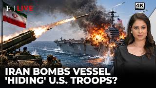 Americans In Iran's Line Of Fire? IRGC Hits US-Contracted Vessel Near Hormuz | Firstpost Live | 4K