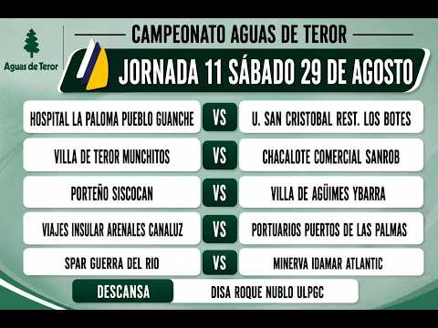 JORNADA 11 CAMPEONATO AGUAS DE TEROR