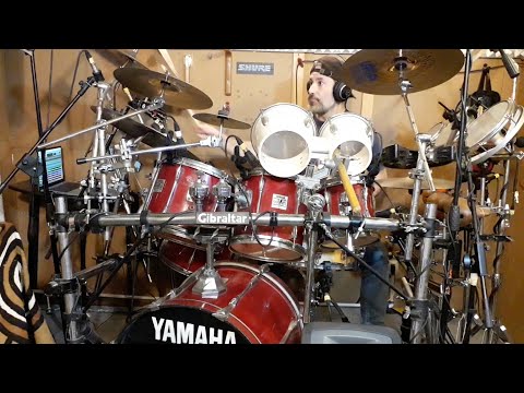 RICKY FERRARI DRUMMER PLAYS ROSARCANA DRUMS "THE DREAM" IL SOGNO (REMIX & REMASTERED) HQ AUDIO-VIDEO