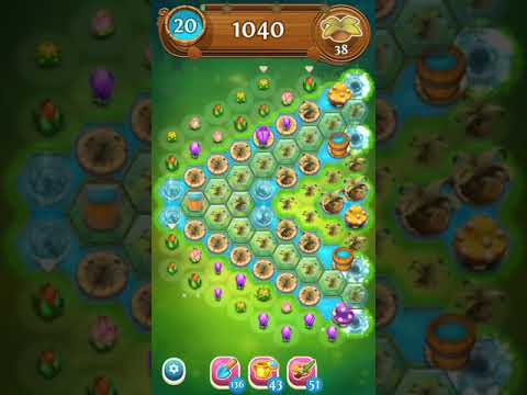 Blossom Blast Saga Level 2295 - NO BOOSTERS