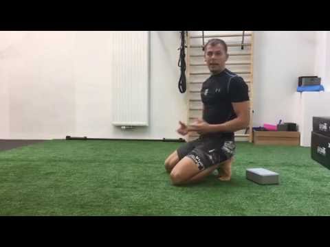 Fußspann Dehnung / Seiza Sitz für Sprunggelenksmobilisation