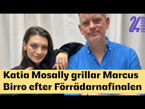 Katia Mosally grillar Marcus Birro efter Förrädarnafinalen