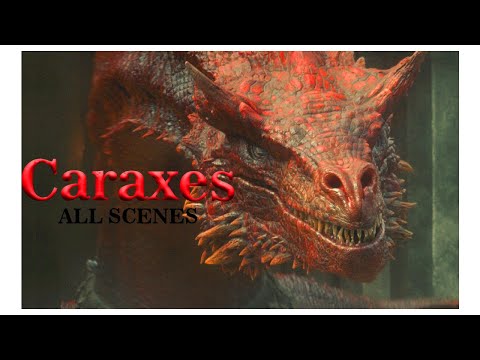 Caraxes The Blood Wyrm ALL SCENES House of The Dragon Season 1