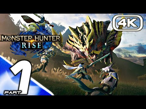 MONSTER HUNTER RISE PC Gameplay Walkthrough Part 1 - Prologue (Full Game) 4K 60FPS Max Settings