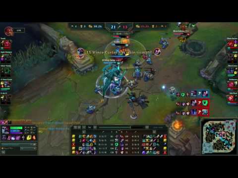 Pentakill by 15 Vince Carter as Cho'Gath