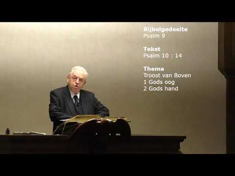 25-10-2020 18:00 Zondagavonddienst geleid door Ds. K. Hoefnagel