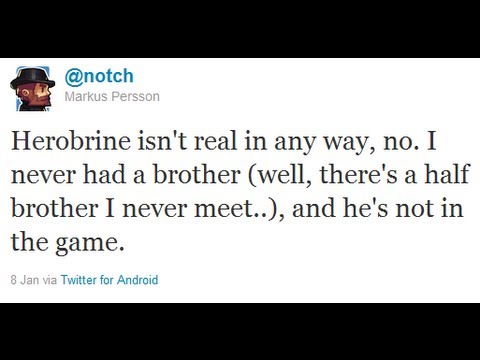 Herobrine Doesn't Exist