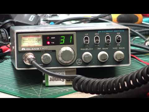 Midland 4001 CB27/81 UK FM CB radio - On The Air test