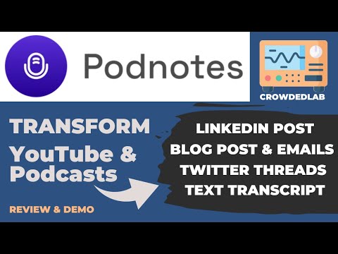 PodNotes Review - Insane Content Repurpose Machine!