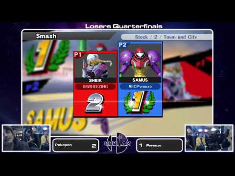 Pokepen (Sheik) vs AEC | Pyreeze (Samus) - Orbitar 48 - Winners Finals