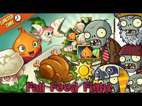 PVZ 2 Piñata Party Fall Food Fight 19 11 2017 Plants vs Zombies 2