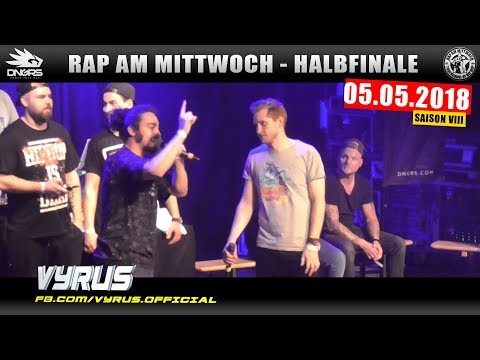 RAP AM MITTWOCH HAMBURG: 05.05.18 Halbfinale feat. VYRUS, MURO, JOLLE uvm. (3/4)
