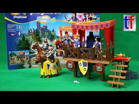 Playmobil 6695 Super 4 Royal Tribune w. Alex / Königstribühne mit Alex - Unboxing