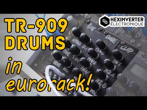 Building Analog 909 Drums in eurorack! (Hexinverter NeinohNein)