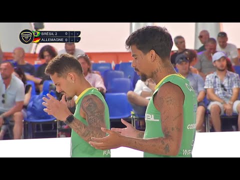 Mundial de Futevôlei - Semifinal- Brisa e Sandrey (Brasil) x Alemanha