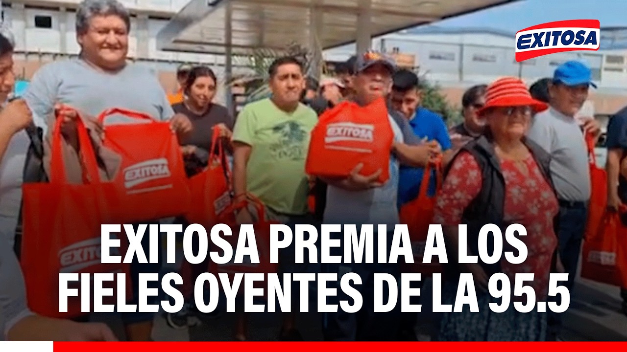 🔴🔵 Exitosa premia a los fieles oyentes de 95.5 FM