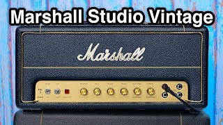 Video thumbnail for Marshall Studio Vintage - BEST Plexi on the market? | SV20H by Toby's Guitar Gear Demos 🎵