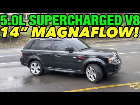 2011 Range Rover Sport 5.0L Supercharged V8 Dual Exhaust w/ 14 INCH MAGNAFLOW MUFFLER!