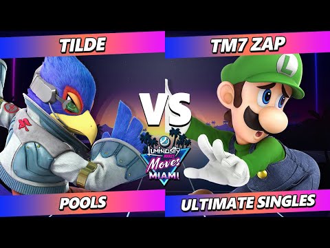 LMBM Miami 2023 - TM7_ZAP (Luigi) Vs. Tilde (Falco) Smash Ultimate - SSBU
