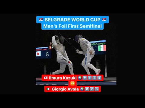 Belgrade World Cup 2022 SMF - L4 - Iimura JPN v Avola ITA