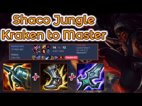 Shaco Jungle Road to Master - S12 Dia Ranked [League of Legends] Full Gameplay - Infernal Shaco