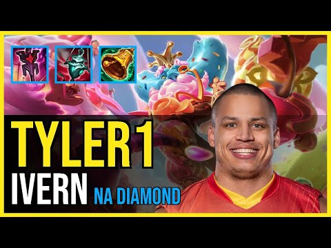 Tyler1 - IVERN vs. EVELYNN Jungle | NA Diamond I