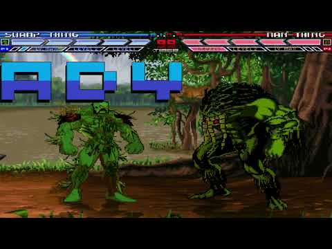 Mugen battle Dansanity Series Swamp Thing vs Man Thing
