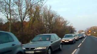 Félpályás útlezárás november 4-én - Győr